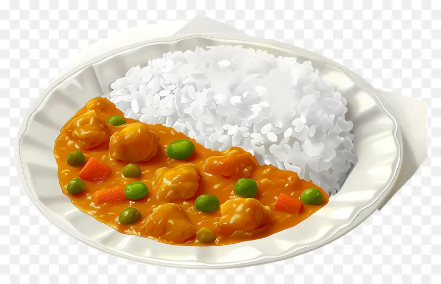 Riz Et Curry，Curry Et Riz PNG