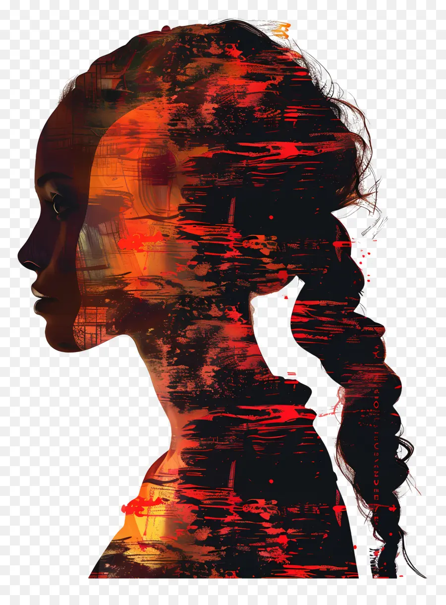 Silhouette Féminine，Silhouette PNG