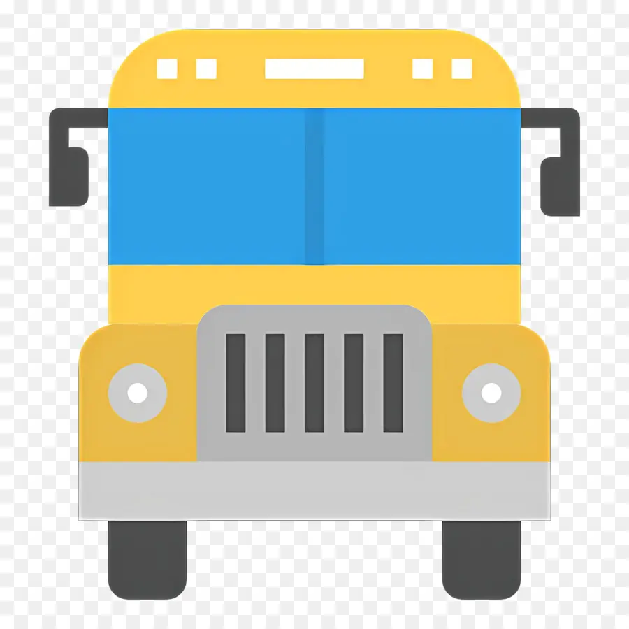 Autobus Scolaire，Jaune PNG