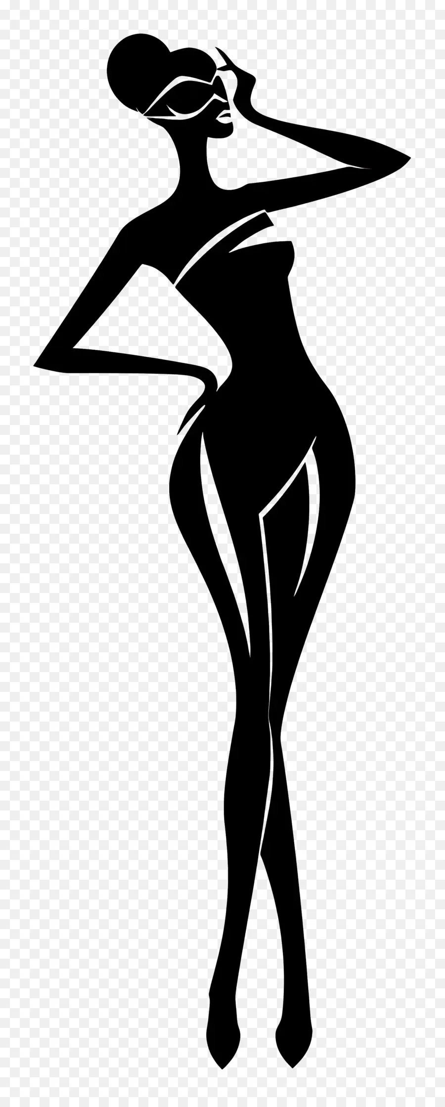 Silhouette De Mannequin，Silhouette PNG