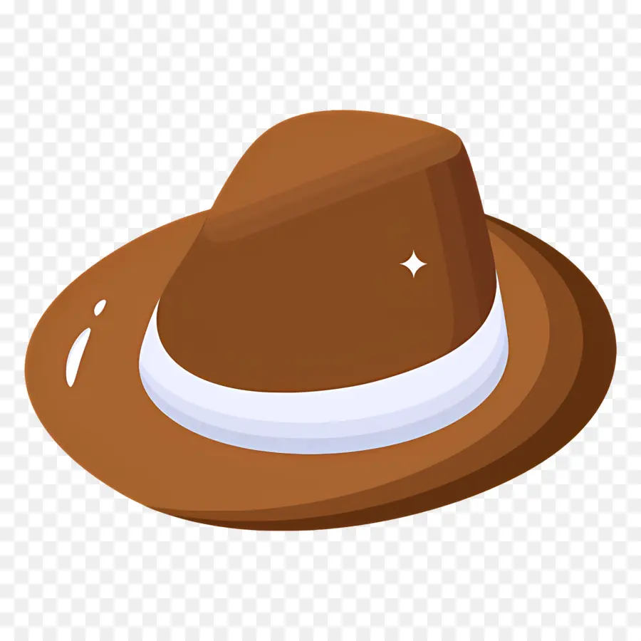 Chapeau De Cowboy，Chapeau Marron PNG