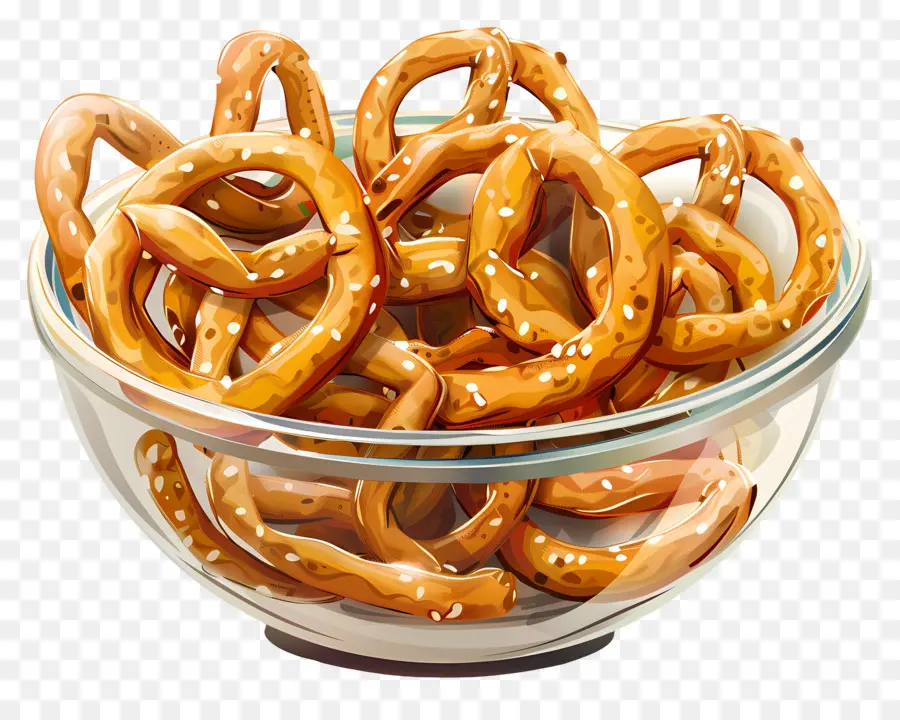 Bol De Bretzels，Bretzels PNG