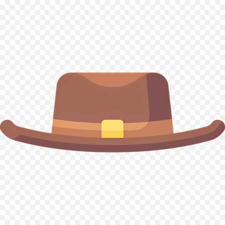 Chapeau De Cowboy，Chapeau Marron PNG