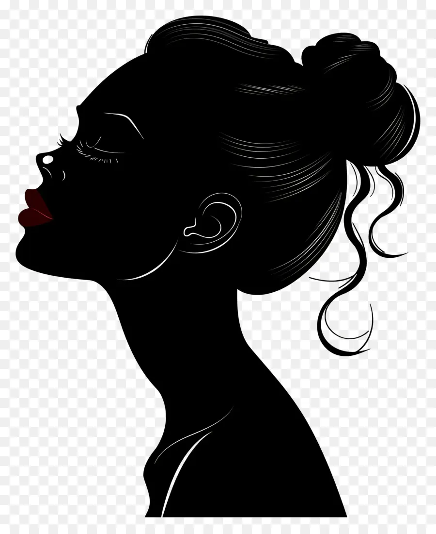 Silhouette De Femme De Beauté，Silhouette De Femme PNG