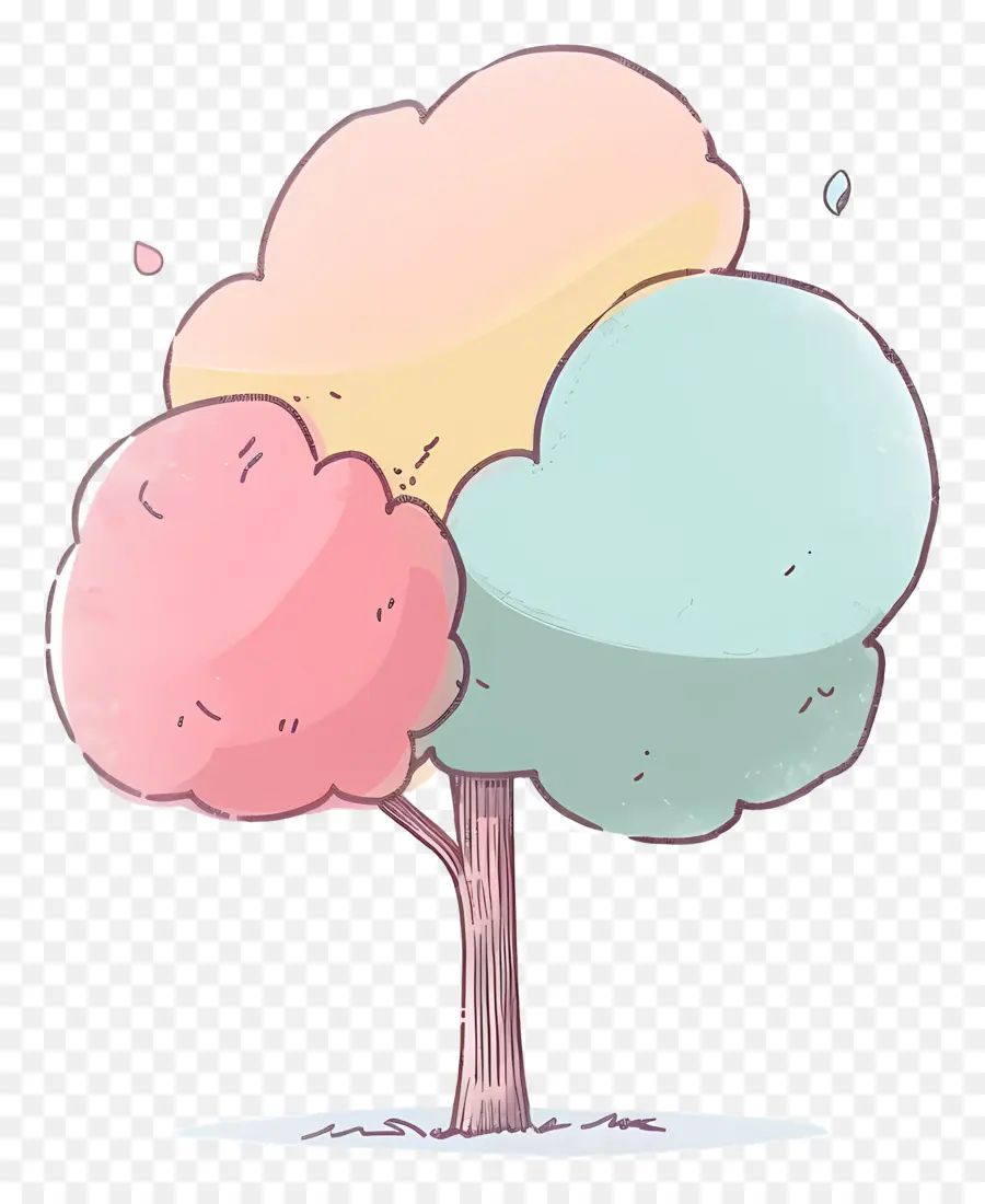 Arbre De Dessin Animé Mignon，Arbre PNG