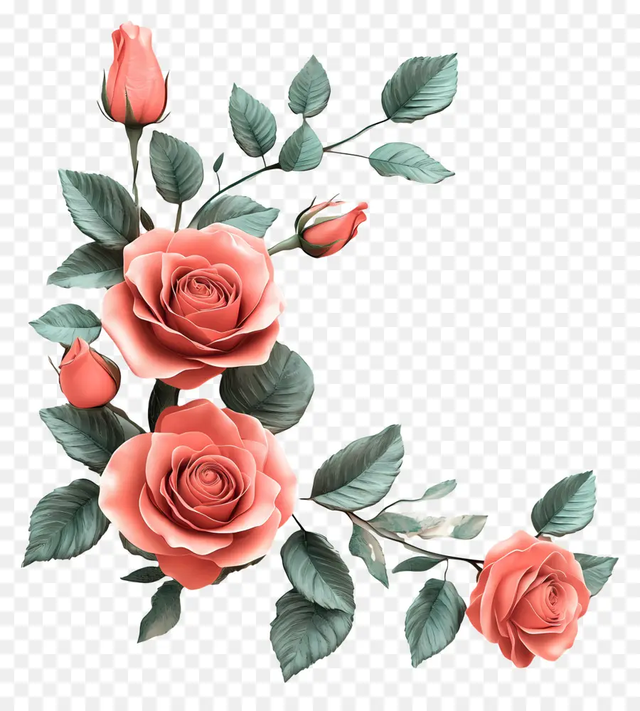 Rose，Roses Blanches PNG