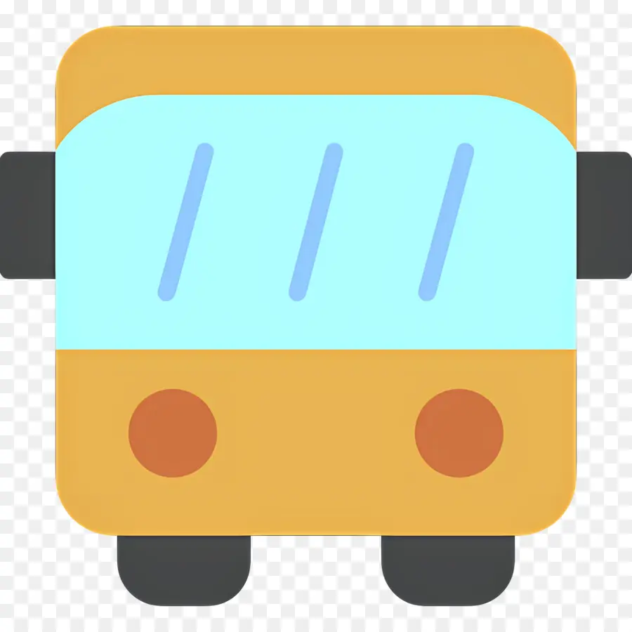 Autobus Scolaire，Bus Jaune Et Bleu PNG