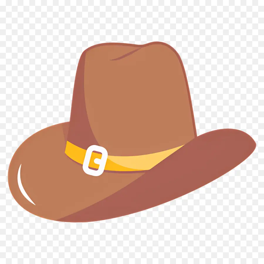 Chapeau De Cowboy，Chapeau Marron PNG