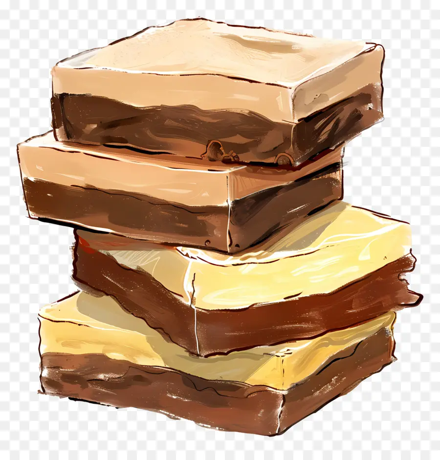 Pile De Fudge，Brownies PNG