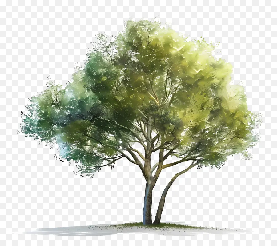 Arbre Aquarelle，Arbre PNG