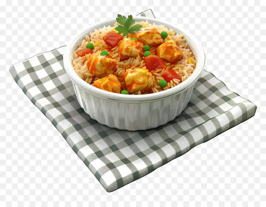 Riz Et Curry，Plat De Riz PNG