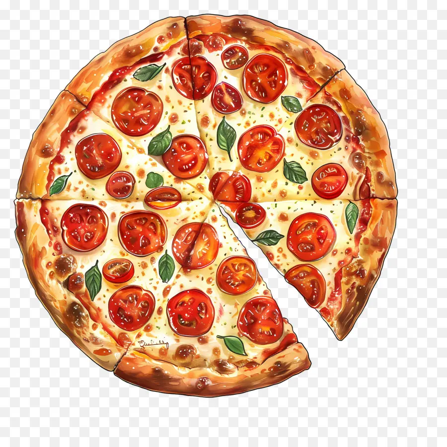 Pizza Marguerite，Pizza PNG