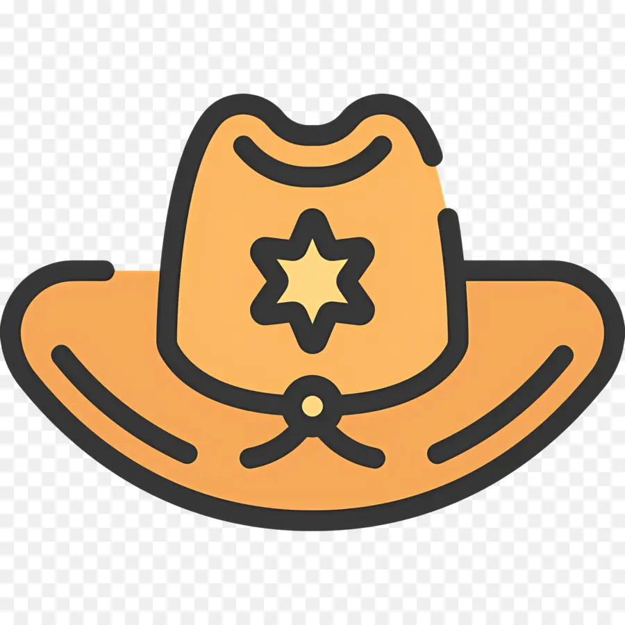 Chapeau De Cowboy，Étoile PNG