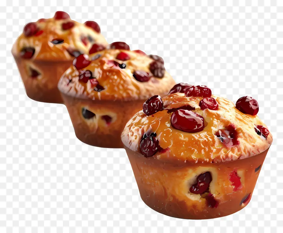 Muffins Aux Canneberges，Muffins Aux Baies PNG