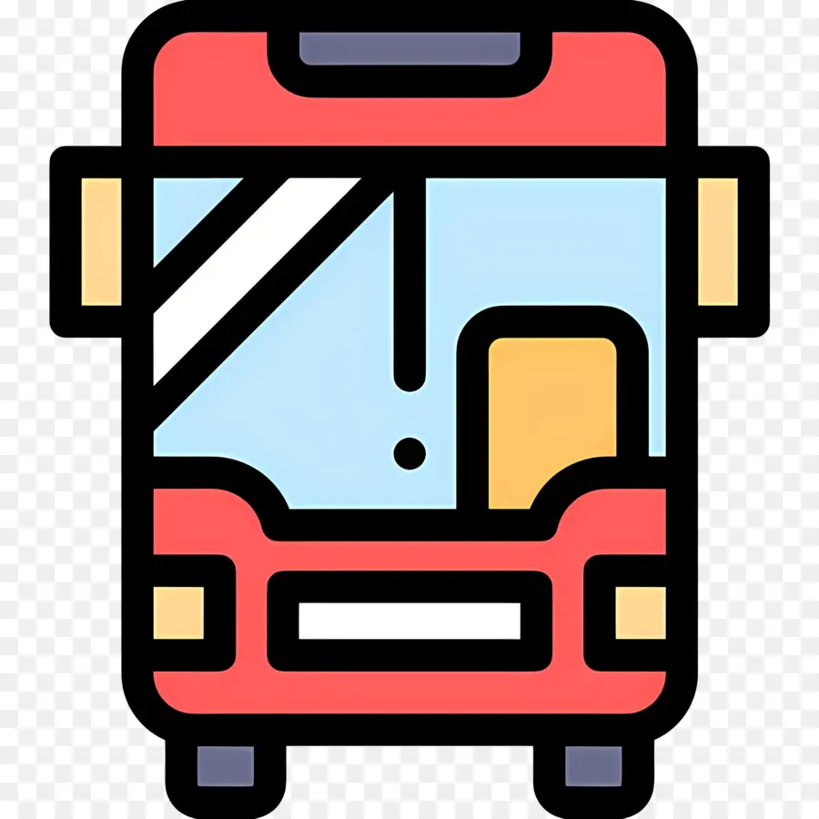 Autobus Scolaire，Autobus Rouge PNG