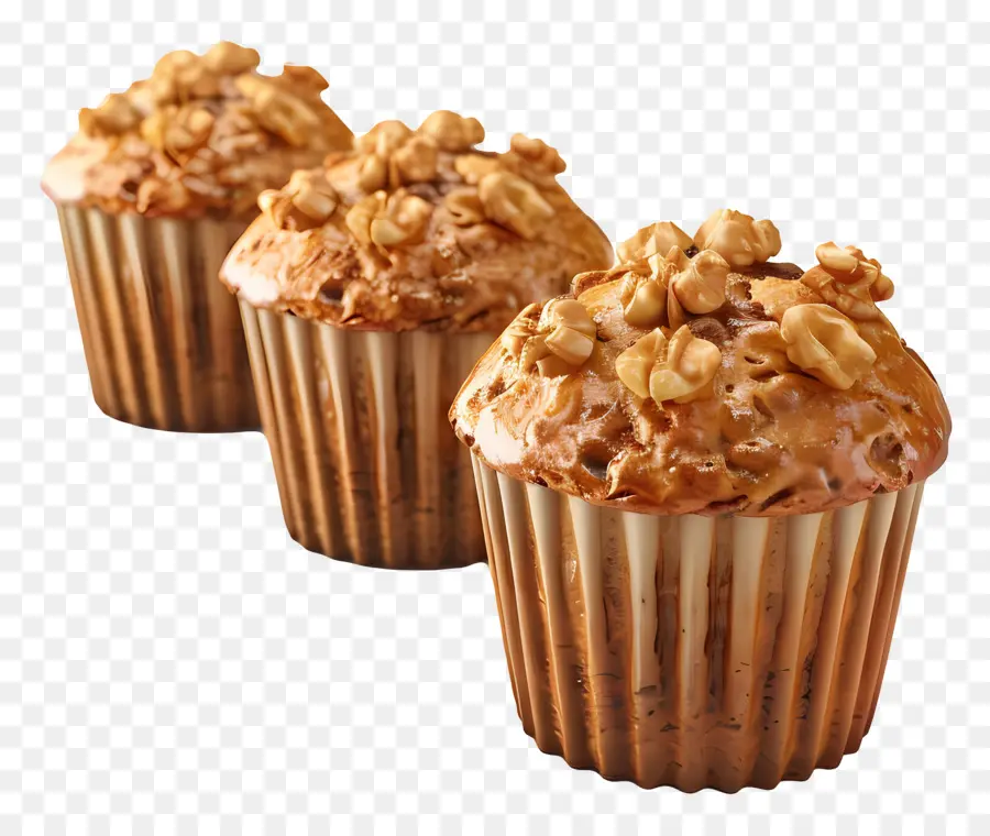 Muffins Aux Bananes Et Aux Noix，Muffins PNG