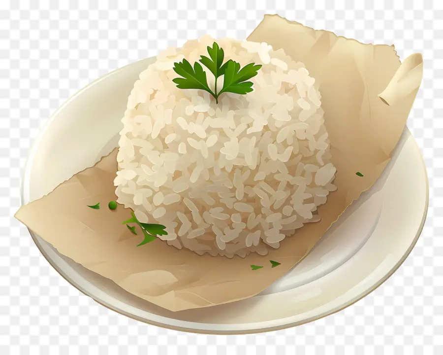 Plat De Riz，Riz PNG