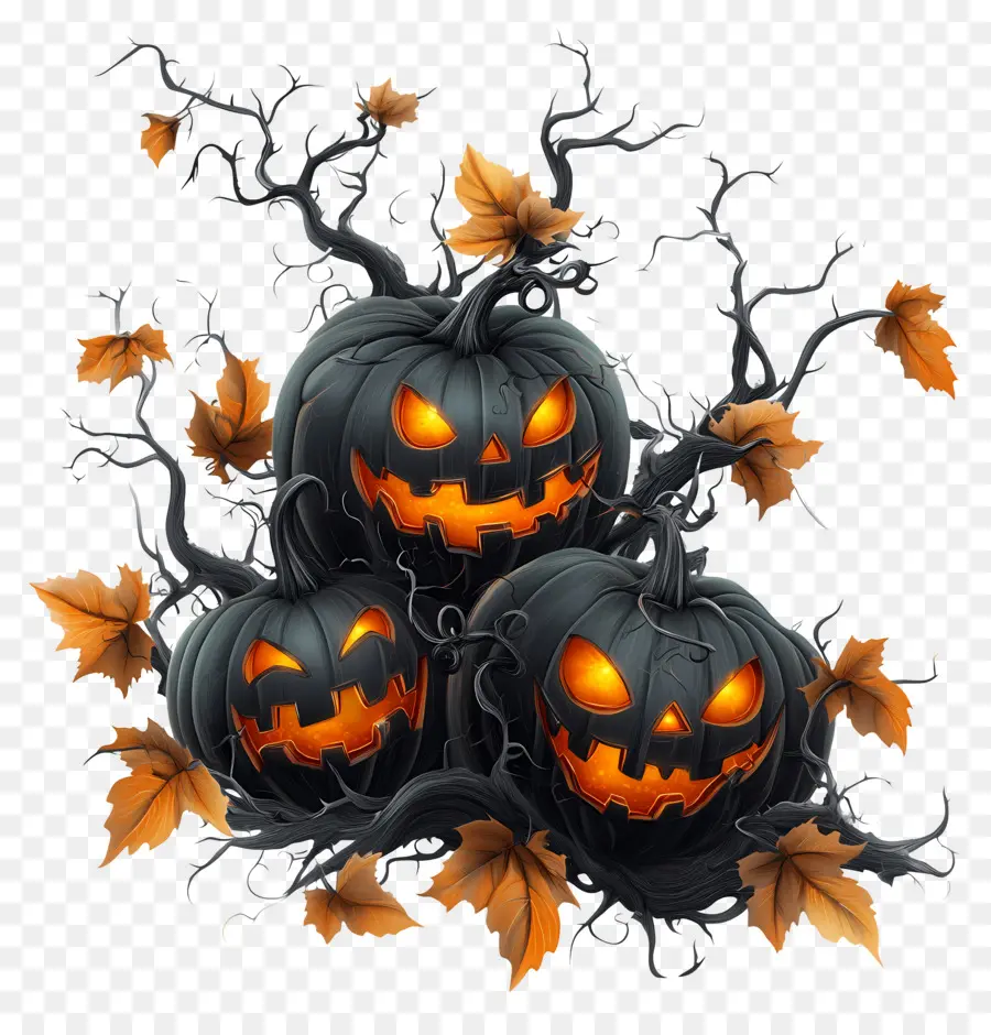 Samhain，Citrouilles D'halloween PNG