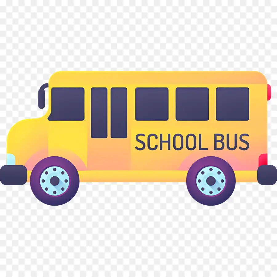 Autobus Scolaire，Autobus Scolaire Jaune PNG