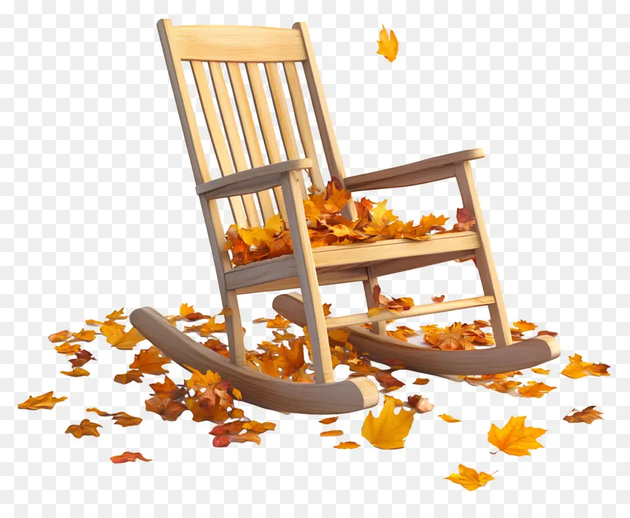 Fauteuil à Bascule，Feuilles PNG