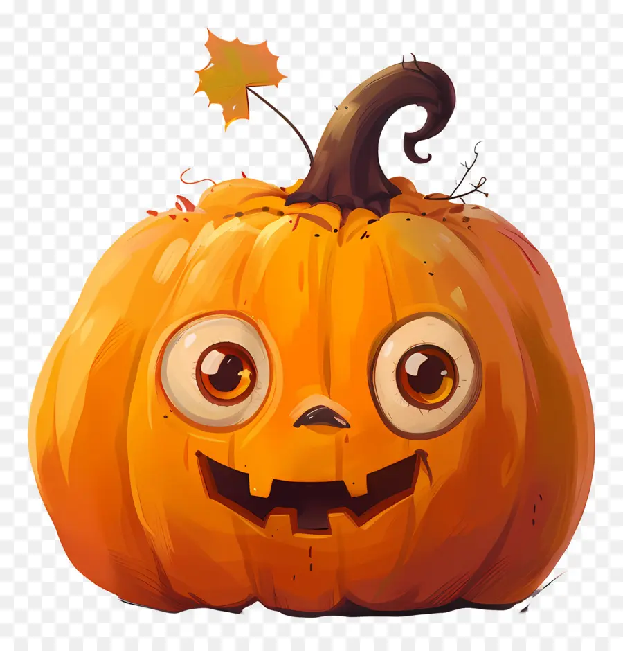 Jolie Citrouille D'halloween，Citrouille Souriante PNG