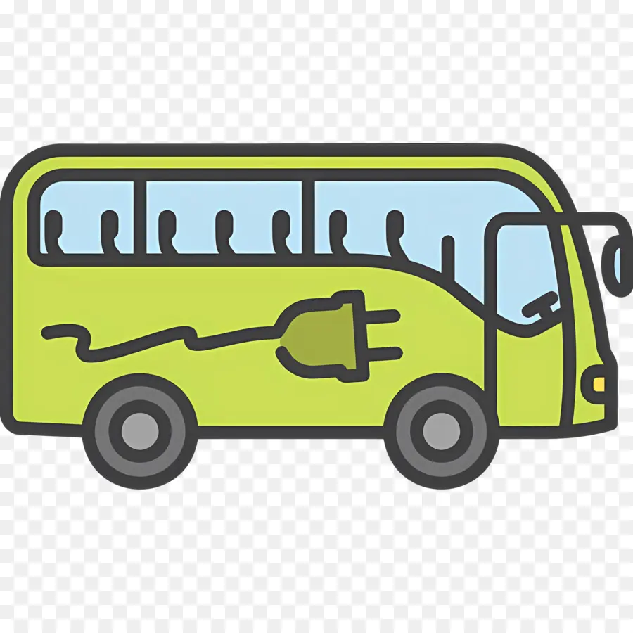 Autobus Scolaire，Autobus électrique PNG