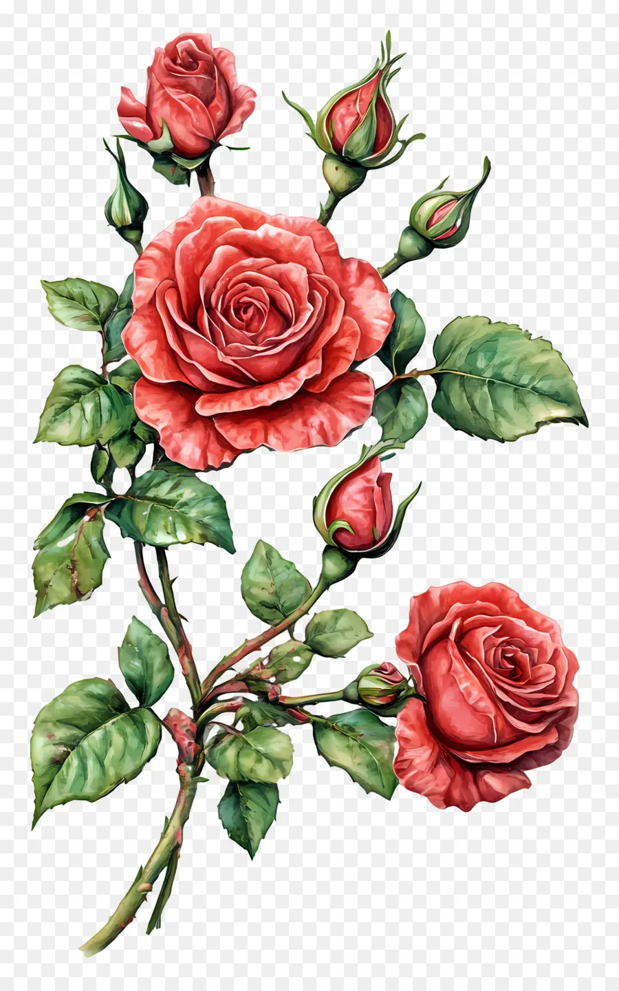 Rose，Roses Rouges PNG