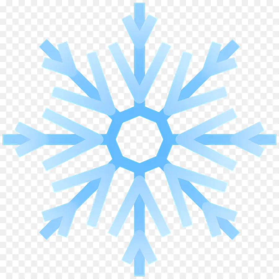 Flocon De Neige，Flocon De Neige Bleu PNG