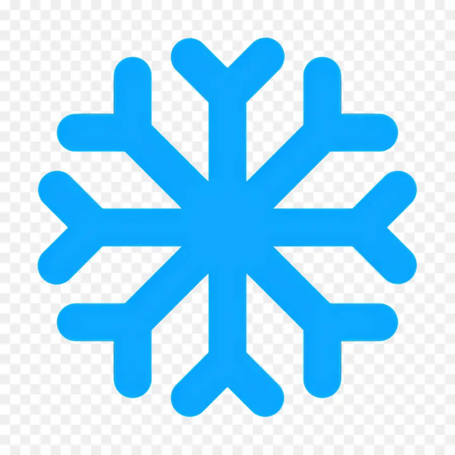 Flocon De Neige，Flocon De Neige Bleu PNG