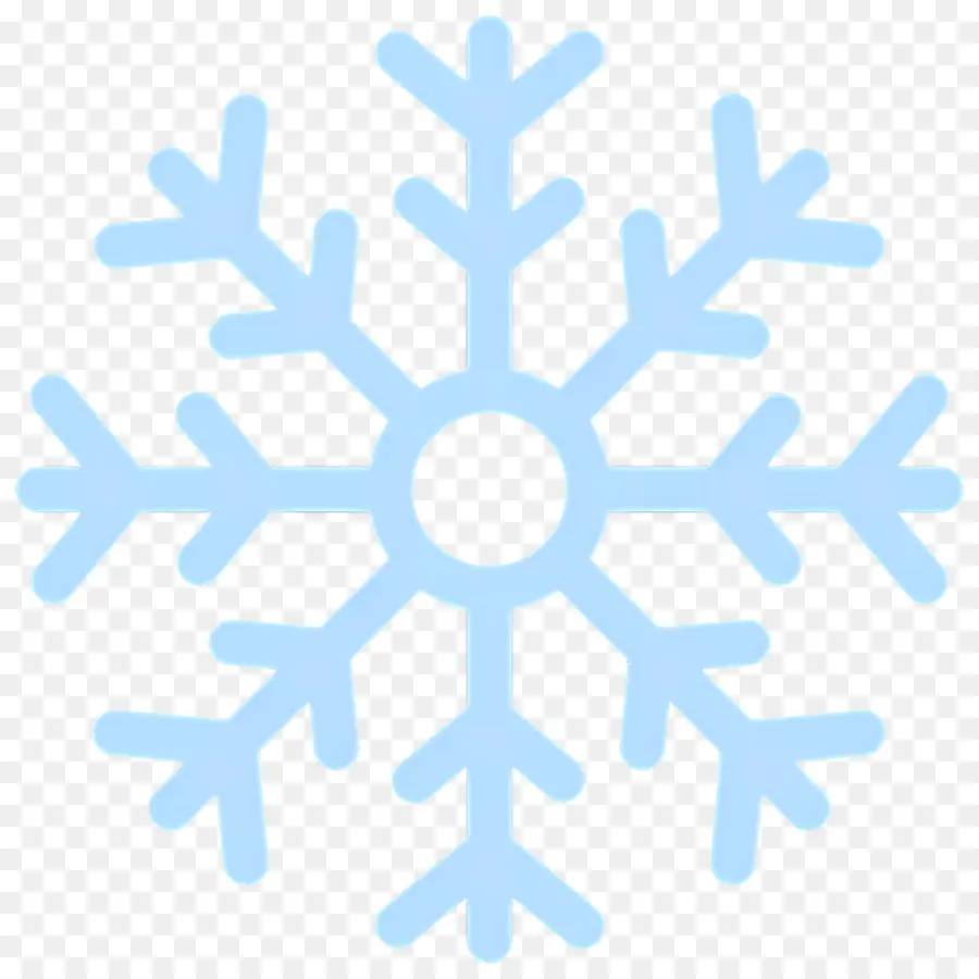 Flocon De Neige，Flocon De Neige Bleu PNG