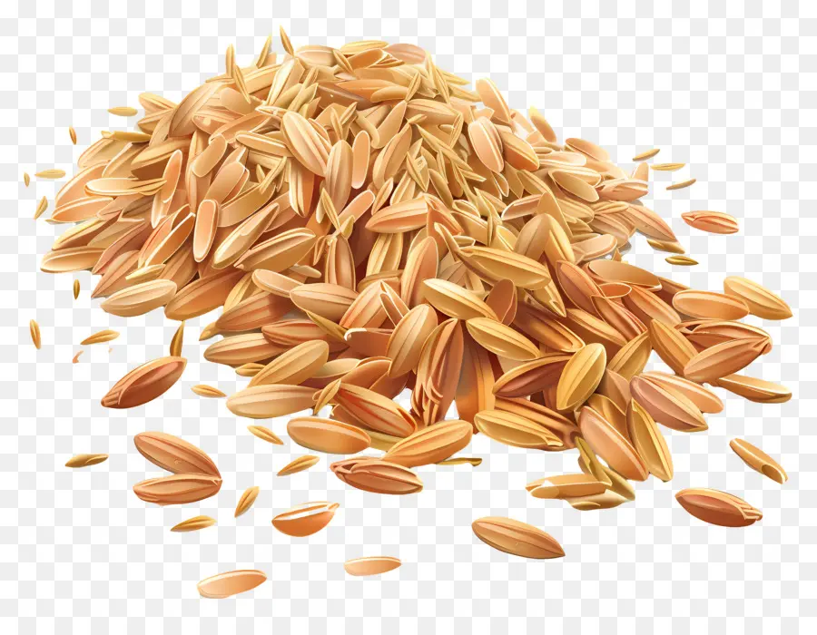 Riz Brun，Grains De Riz PNG