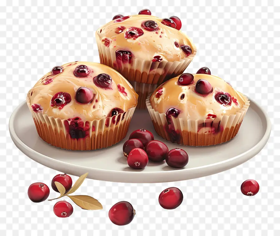 Muffins Aux Canneberges，Muffins PNG