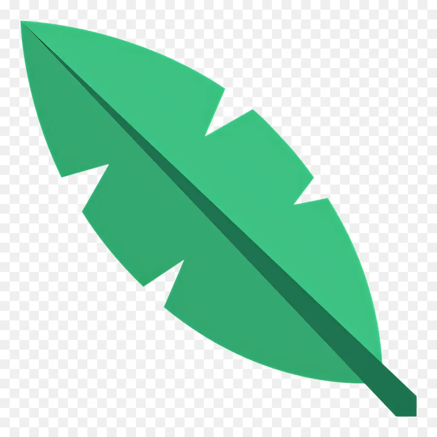 Feuille De Bananier，Feuille Verte PNG