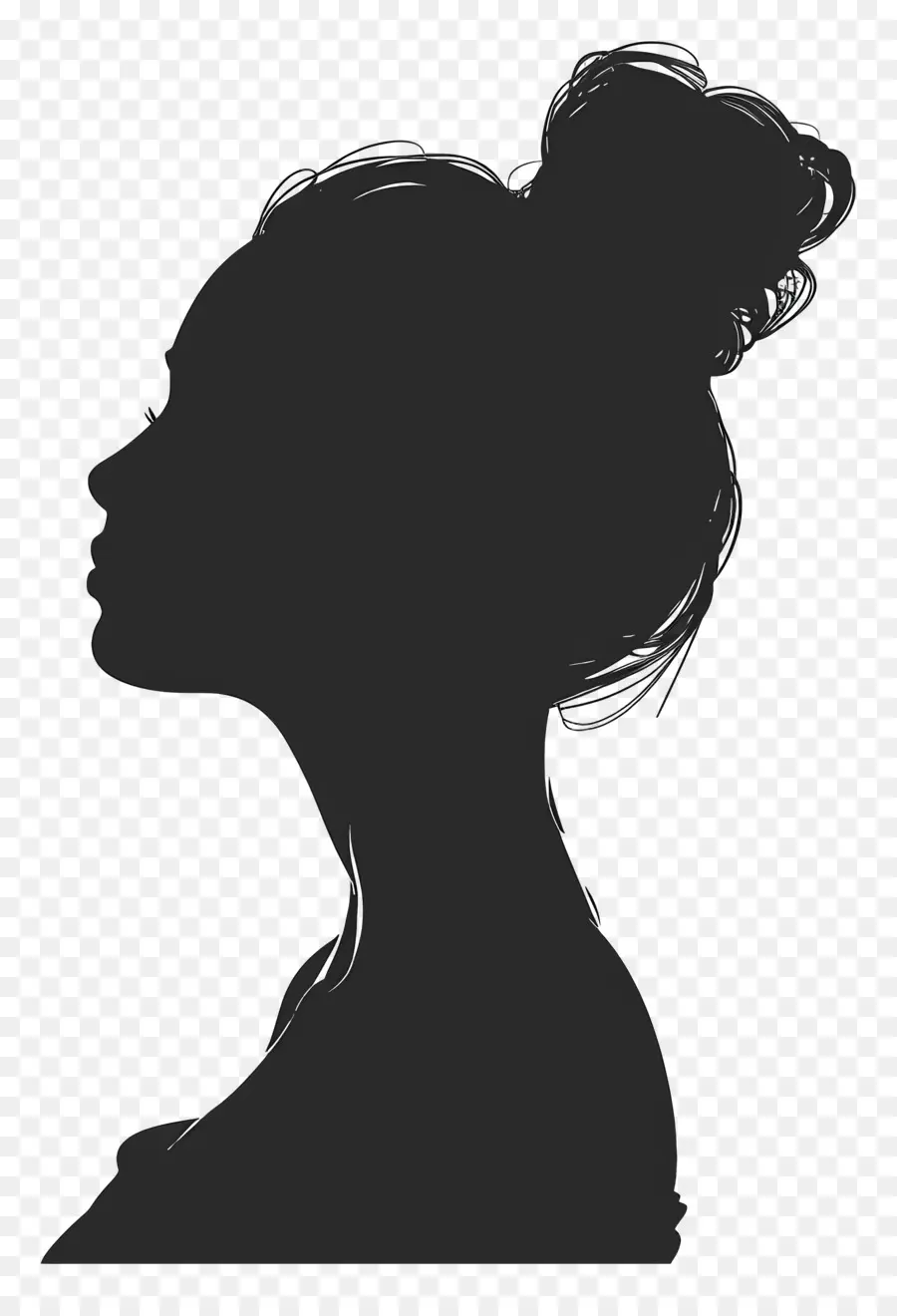 Silhouette De Femme De Beauté，Silhouette De Femme PNG