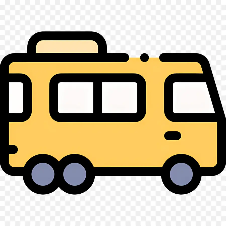 Autobus Scolaire，Caravane PNG