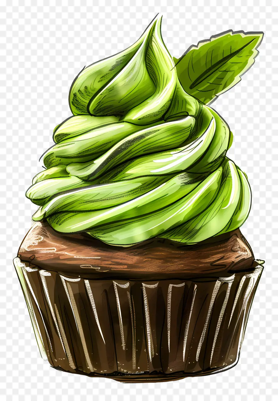 Petit Gâteau Au Matcha，Petit Gâteau Vert PNG