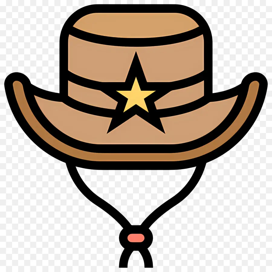 Chapeau De Cowboy，Étoile PNG