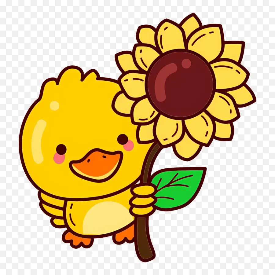 Canard，Canard Au Tournesol PNG