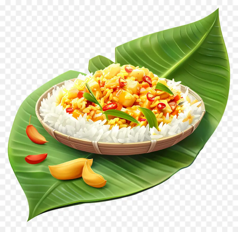 Riz Et Curry，Plat De Riz PNG