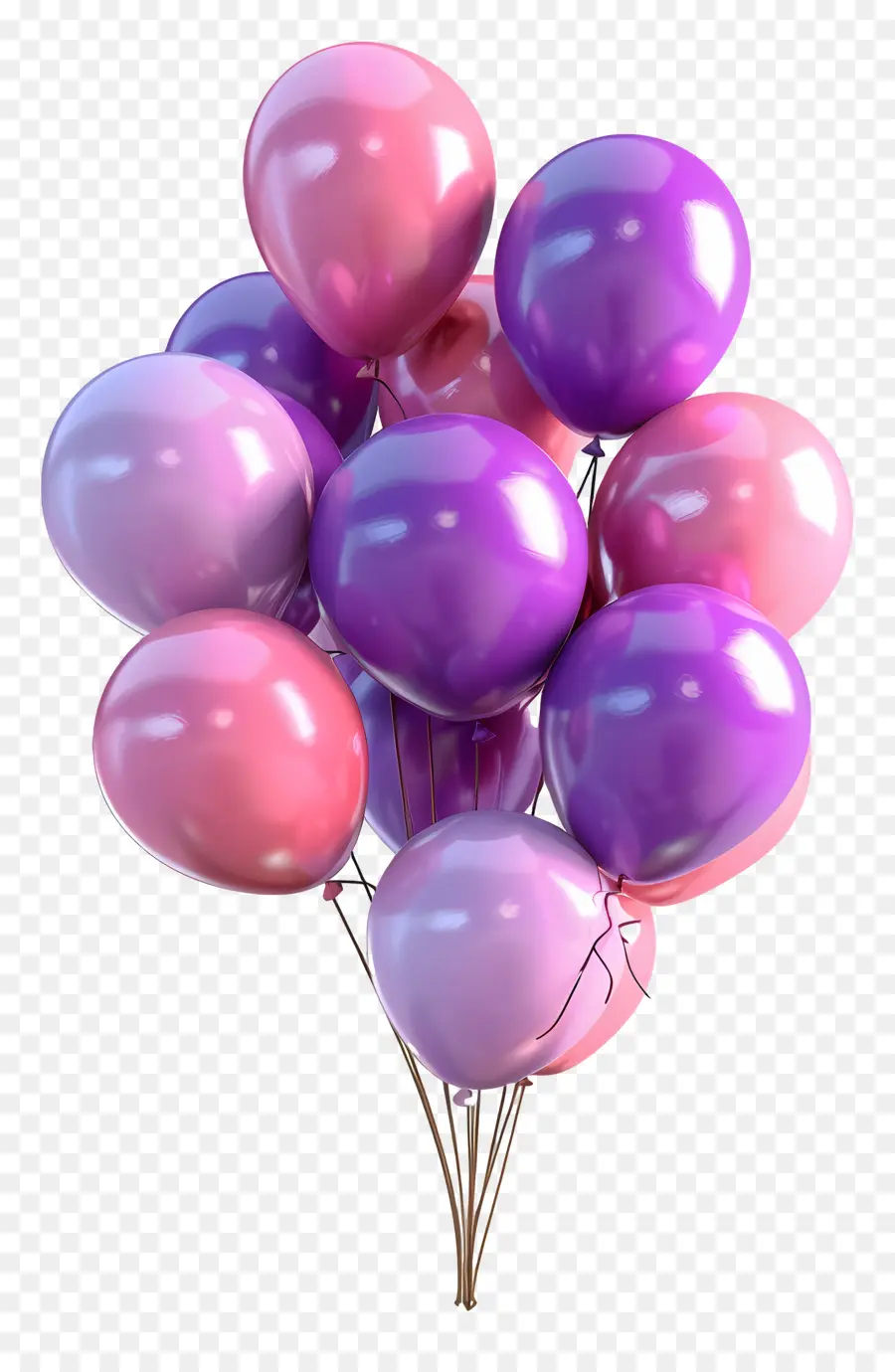 Bouquet De Ballons，Ballons PNG