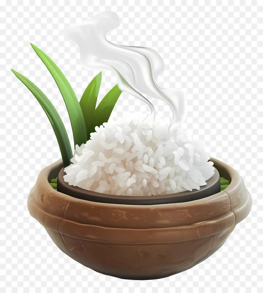 Riz à La Vapeur，Riz PNG