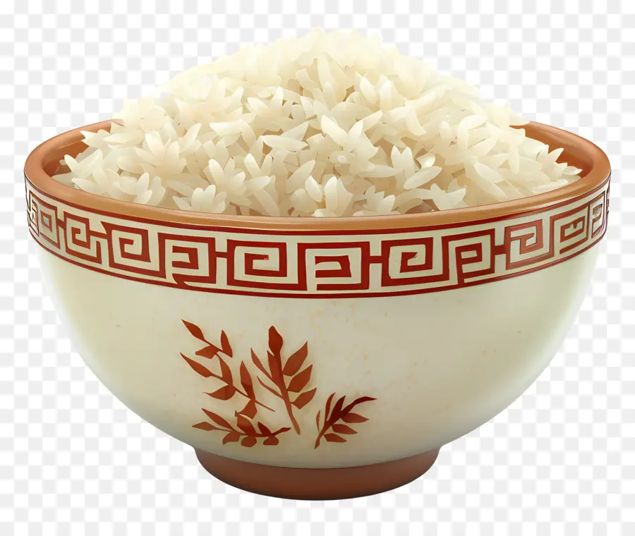 Plat De Riz，Bol De Riz Blanc PNG