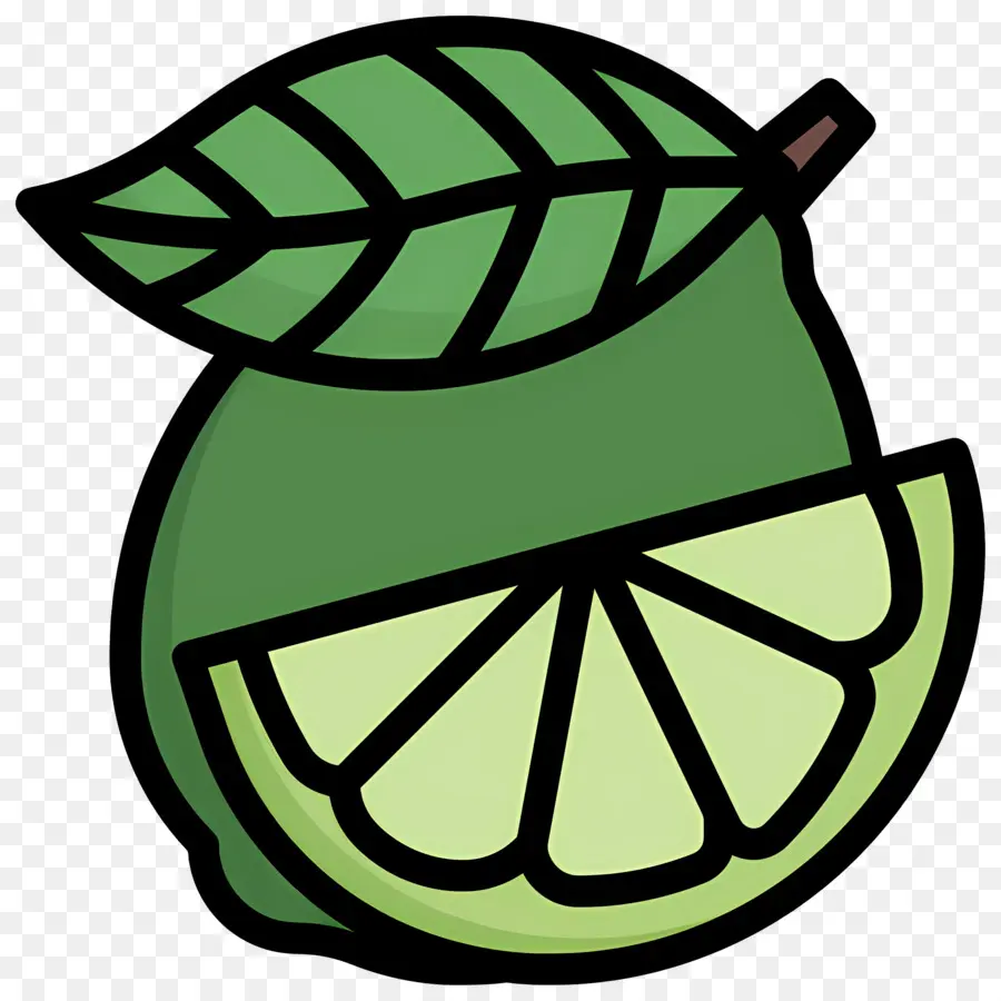 Citron Vert，Feuille PNG