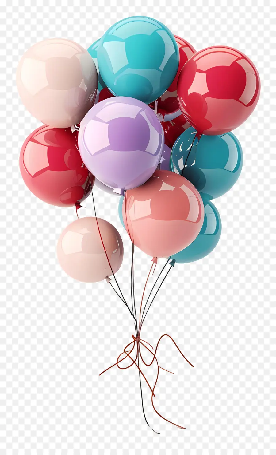 Bouquet De Ballons，Des Ballons PNG