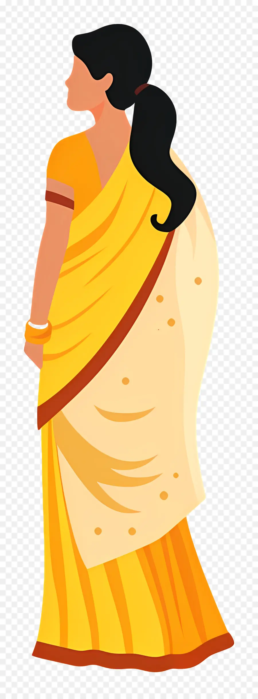 Femme En Sari，Sari PNG