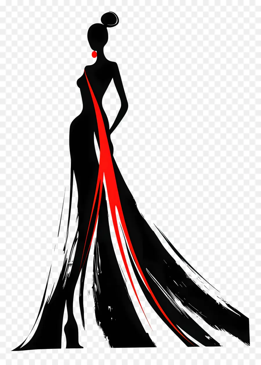 Silhouette De Mannequin，Mode Silhouette PNG