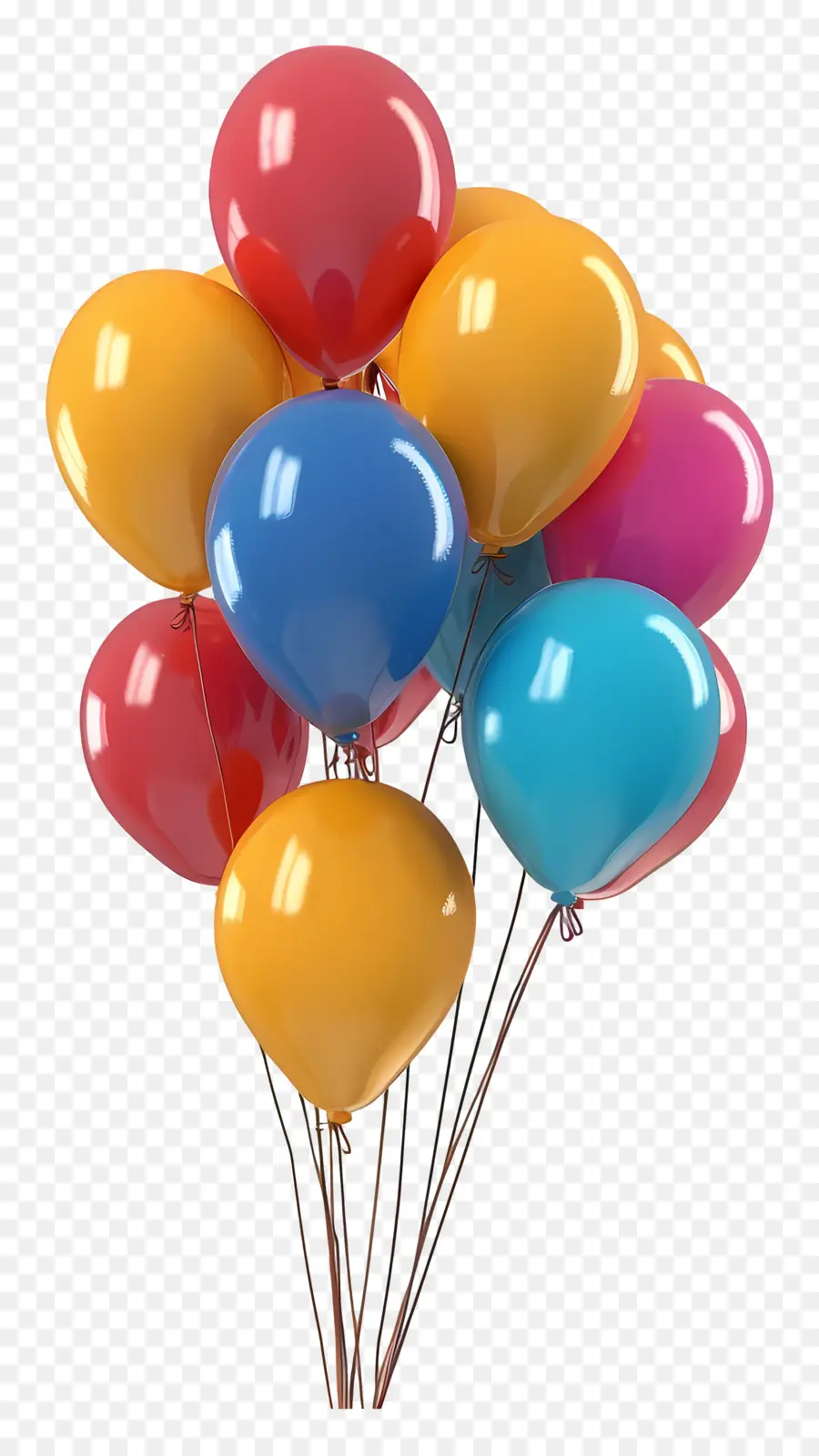 Bouquet De Ballons，Ballons PNG