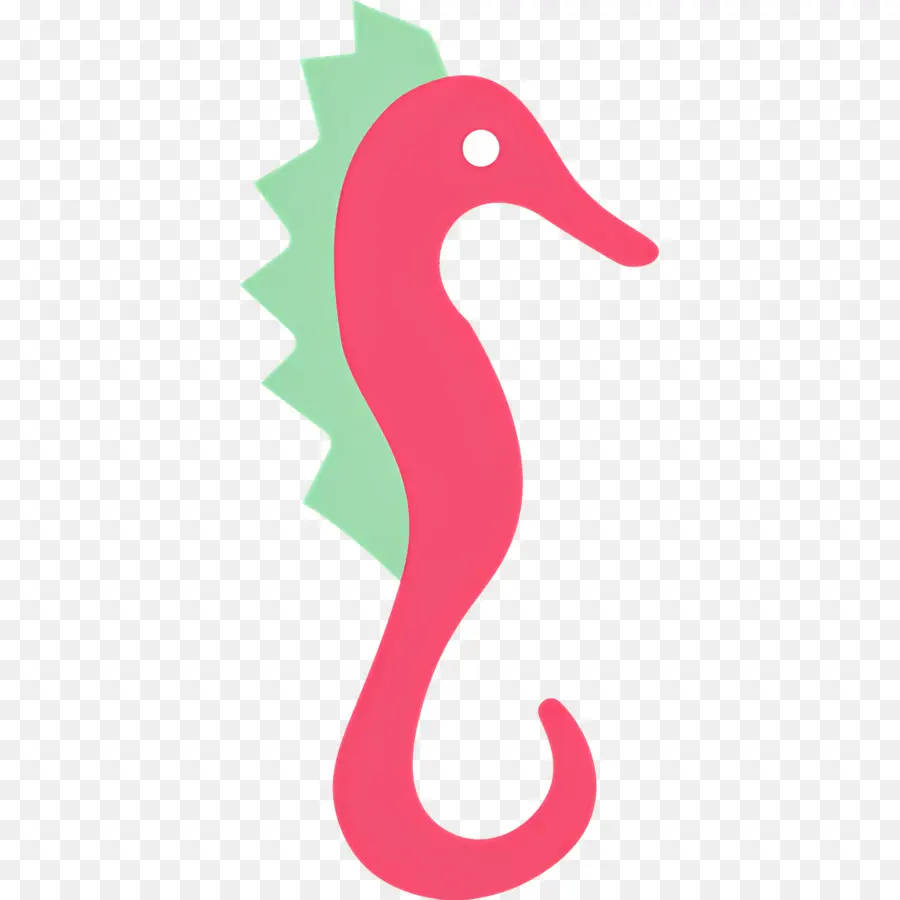 Hippocampe，Hippocampe Rouge PNG