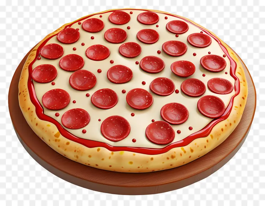 Pizza Au Pepperoni，Fromage PNG