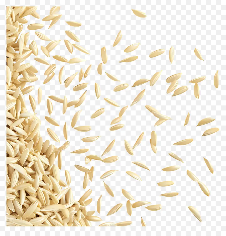 Grains De Riz，Riz PNG